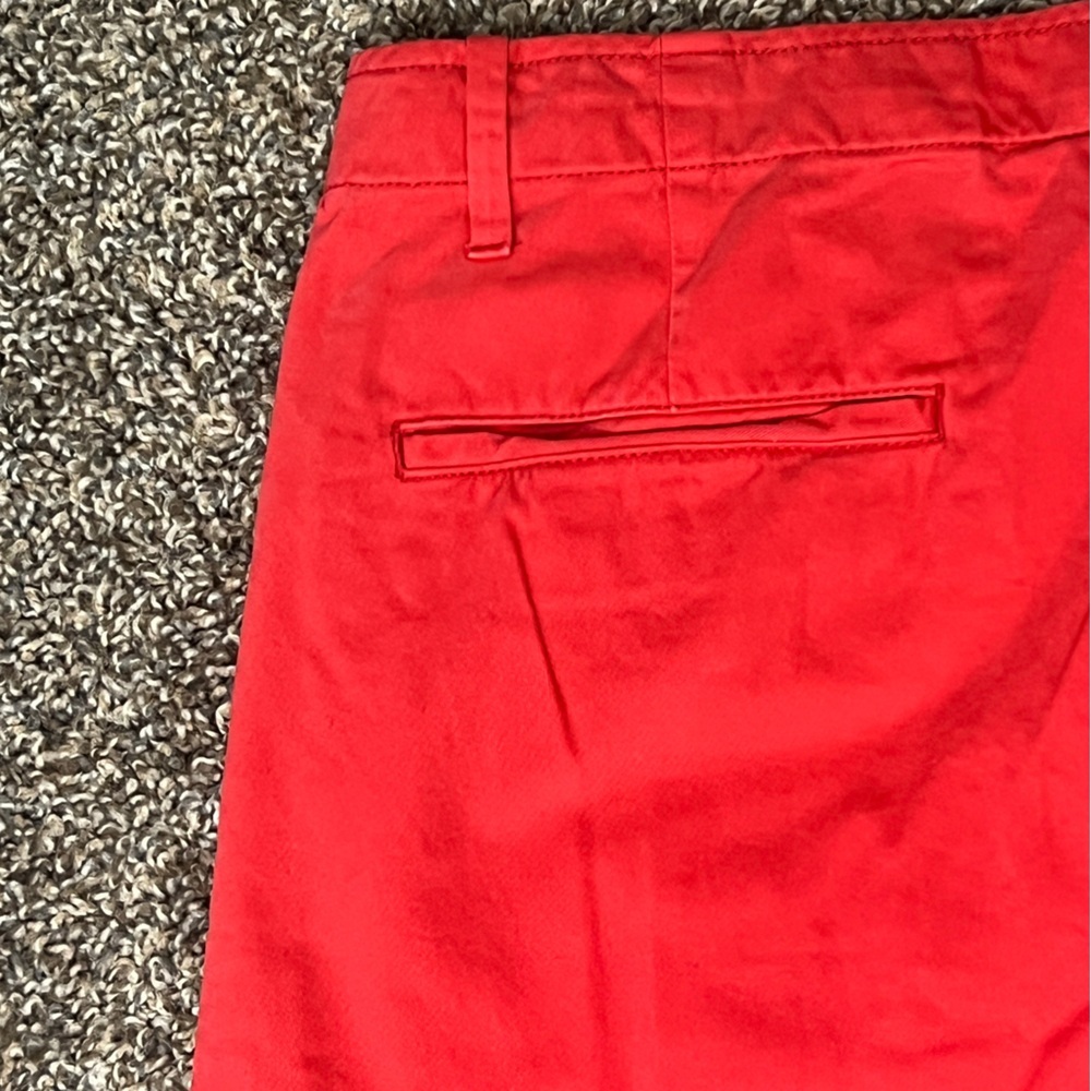 GAP Men's Preppy Slim Classic Orange Red Chinos Casual Pants - Picture 5 of 12